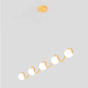 Emibig SINUS 1665/5 Lampă cu pendul 5x8W/G9 IP20