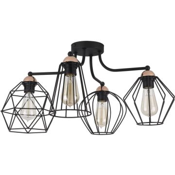 TK Lighting GALAXY 1645 Lampă de tavan 4x60W/E27
