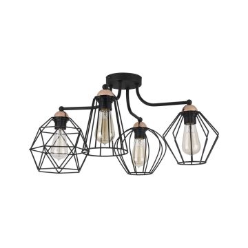 TK Lighting GALAXY 1645 Lampă de tavan 4x60W/E27