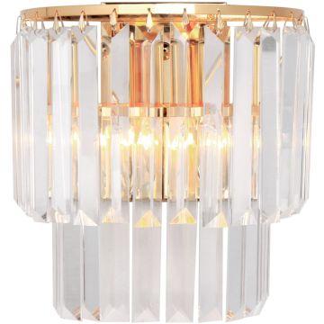 Zuma Line AMEDEO 17106/2W-GLD Aplique de perete 2x40W/E14
