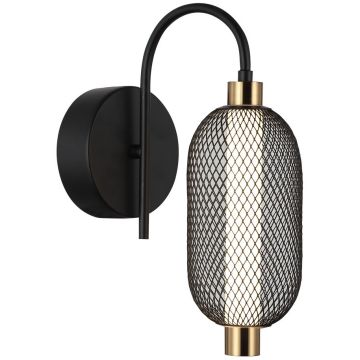 Italux Marco WL-84283-1-BK Aplique de perete 1x6W/LED 3000K 310lm IP20