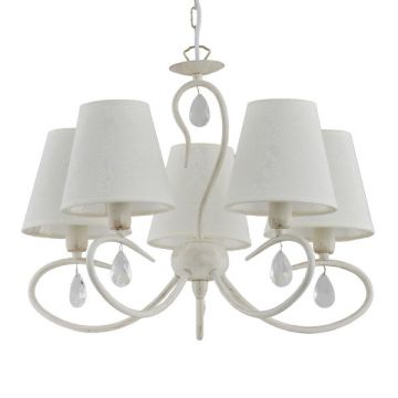 Alfa BALI WHITE 18525 Candelabru 5x40W/E14