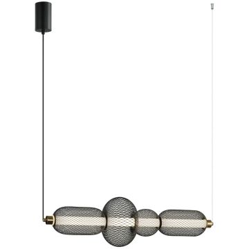 Italux Marco PND-84283-4-BK Lampă cu pendul 1x16W/LED 3000K 900lm IP20