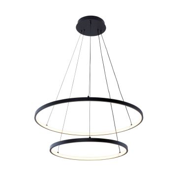 Zuma Line BRENO 18140BK-2 Lampă cu pendul 1x50W/LED 3000K|4000K|6000K 2000lm IP20