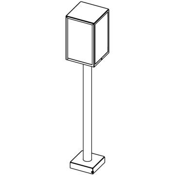 Norlys LOFOTEN 1946BC Lampă de podea 1x11W/E27 IP44