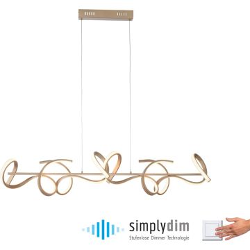 Paul Neuhaus CURLS 19033-60 Lampă cu pendul 4x45W/LED 3000k 5320lm ip20