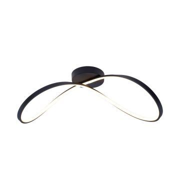 Zuma Line ERDA 19600C-BK Lampă de tavan 1x45W/LED 3000K|4000K|6000K 2000lm IP20