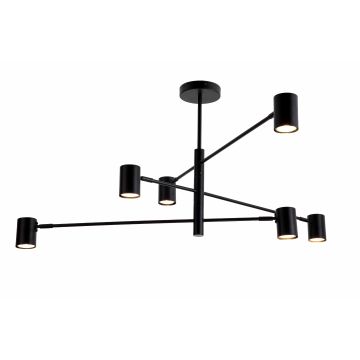 Zuma Line PEDRO PEN4104-6BK Lampă de tavan 6x5W/GU10 ip20