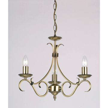 Endon BERNICE 2030-3AN Candelabru 3x60W/E14 IP20