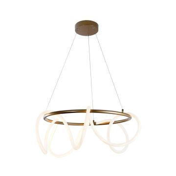 Zuma Line BALBO 20006PL-GD Lampă cu pendul 1x58W/LED 3000K|4000K|6000K 4700lm IP20