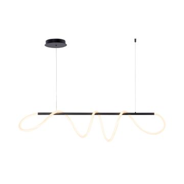 Zuma Line BALBO 20006PM-BK Lampă cu pendul 1x45W/LED 3000K|4000K|6000K 3200lm IP20