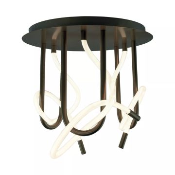 Zuma Line BALBO 2023573-BK Lampă de tavan 1x45W/LED 3000K|4000K|6000K 3830lm IP20