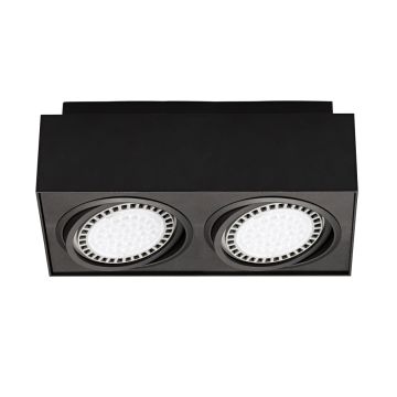 Zuma Line BOXY 20075-BK Lumină montată pe suprafață 2x15W/GU10