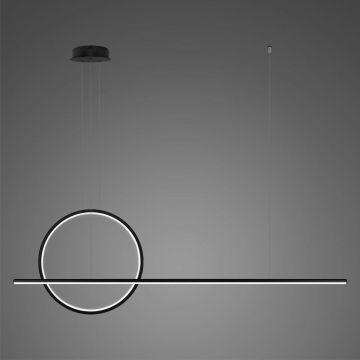 Altavola Design Linea No.2 LA087/PX143_40_4k_30W_black Lampă cu pendul 2x30W/LED 4000K 2100lm IP20