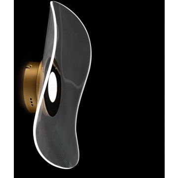 Altavola Design VELO LA101/WE1_gold Aplique de perete 1x30W/LED 3000K 1800lm IP20
