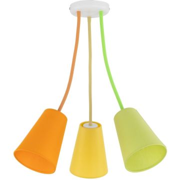 TK Lighting WIRE COLOUR 2106 Lampă de tavan 3x60W/E27