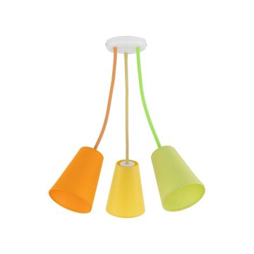 TK Lighting WIRE COLOUR 2106 Lampă de tavan 3x60W/E27