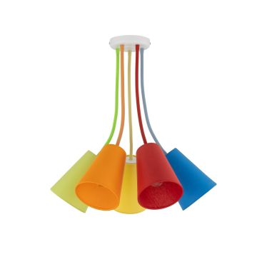 TK Lighting WIRE COLOUR 2107 Lampă de tavan 5x60W/E27
