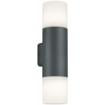 Trio HOOSIC 224060242 Aplique de perete 2x28w/e27 ip44