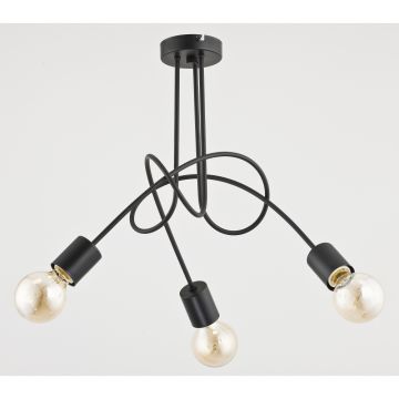 Alfa TANGO BLACK 23173 Lampă de tavan 3x60W/E27