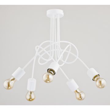 Alfa TANGO WHITE 23615 Lampă de tavan 5x60W/E27