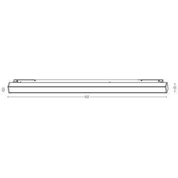 Zambelis MAGNETIC LED LIGHT 2089-27B Proiector de șină 20W/led 2700K 1650lm IP20