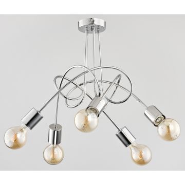 Alfa TANGO CHROME 24465 Lampă de tavan 5x60W/E27