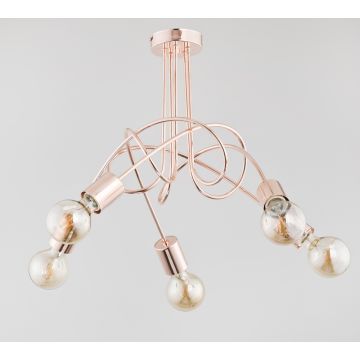 Alfa TANGO COPPER 24325 Lampă de tavan 5x60W/E27