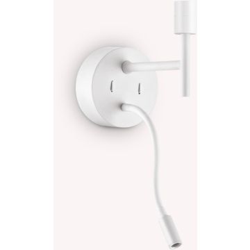 Ideal Lux SET UP 259819 Braț pentru aplique de perete 1x42W/E27+1x3W/LED ip20