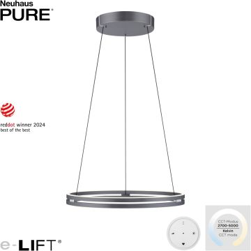 Paul Neuhaus PURE E-LOOP 2551-15 Lampă cu pendul 2x53W/LED 2700-5000k 4480lm ip20