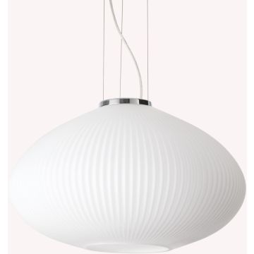 Ideal Lux PLISSE' 264523 Lampă cu pendul 1x60W/E27 ip20