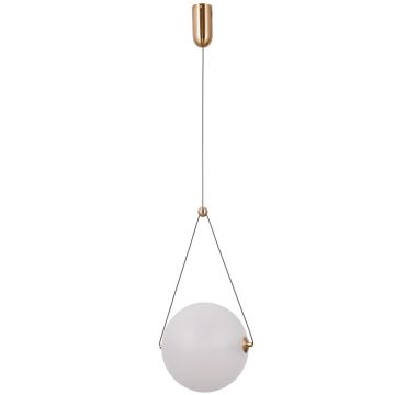 Italux Rastia PND-34361-L-HBR-OPAL Lampă cu pendul 1x12W/LED 3000K 1300lm IP20