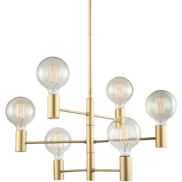 Italux Veva MDM3339/6 GD Lampă de tavan 6x40W/E27 IP20