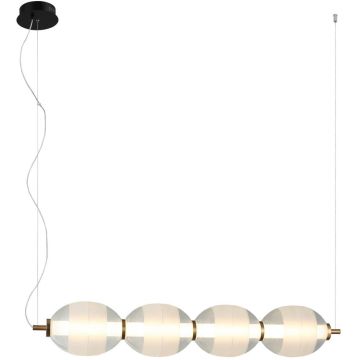 Italux Rinot PND-45372-4-WH-CL Lampă cu pendul 1x29W/LED 3000K 1600lm IP20