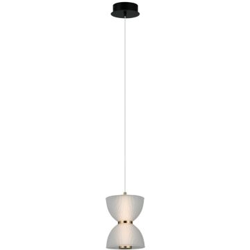 Italux Tica PND-83949-1-BK Lampă cu pendul 1x8W/LED 3000K 430lm IP20