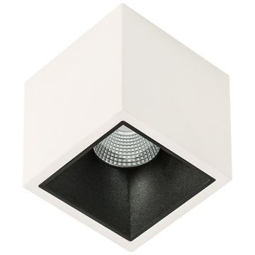 Italux Alden White Black Deep 3000K SLC78001/18W 3000K WH+BL Lumină montată pe suprafață 1x18W/LED 3000K 1410lm IP20