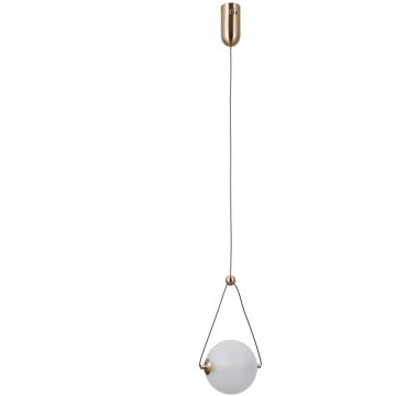 Italux Rastia PND-34361-S-HBR-OPAL Lampă cu pendul 1x6W/LED 3000K 650lm IP20