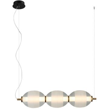 Italux Rinot PND-45372-3-WH-CL Lampă cu pendul 1x22W/LED 3000K 1200lm IP20