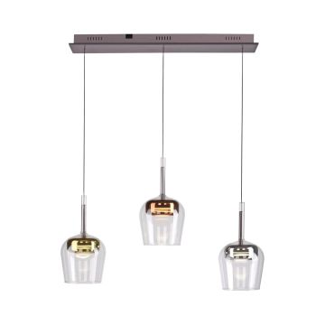 Paul Neuhaus Q-KON 2742-70 Lampă cu pendul 3x9W/LED 2700K-5000K 600lm IP20