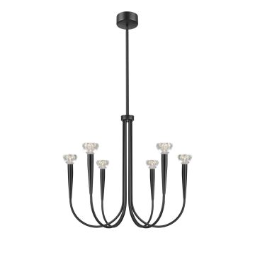 Zuma Line BOSTON P0603-06F-P7B1 Lampă cu pendul 6x60W/Led 3000K 3300lm IP20