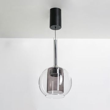 Zuma Line TAGNA 251001-SM Lampă cu pendul 1x6W/Led 3000K 150lm IP20