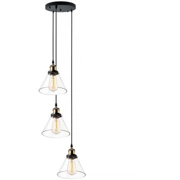 Altavola Design NEW YORK LOFT LA034/CO3 Lampă cu pendul 3x40W/E27 IP20
