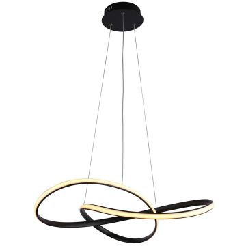 Italux Consa PND-19221C-BK Lampă cu pendul 1x40W/LED 3000K/4000K/6000K 3400lm IP20