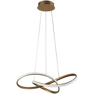 Italux Consa PND-19221C-GD Lampă cu pendul 1x40W/LED 3000K/4000K/6000K 3400lm IP20