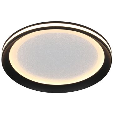 Italux Artizo PLF-02326-S-BK Lustră de tavan 1x18W/LED 3000K/4000K/6000K 2200lm IP20
