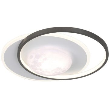 Italux Desulo PLF-02727-S-BK Lampă de tavan 1x30W/LED 3000K/4000K/6000K 3900lm IP20
