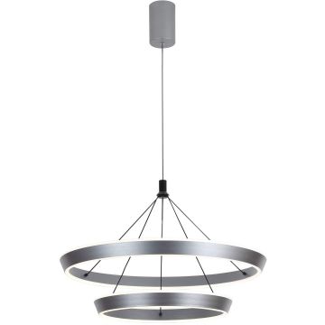 Italux Ottana PND-64739A-GR Lampă cu pendul 1x60W/LED 3000K/4000K/6000K 7900lm IP20