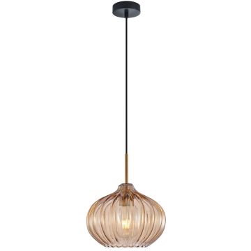 Italux Pansol PND-2940-1S-BRO-AMB Lampă cu pendul 1x40W/E27 IP20
