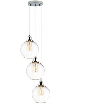 Altavola Design NEW YORK LOFT LA035/CO3_chrom Lampă cu pendul 3x40W/E27 IP20
