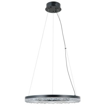 Italux Barlo PND-34526-M-BK Lampă cu pendul 1x22W/LED 3000K/4000K/6000K 2100lm IP20